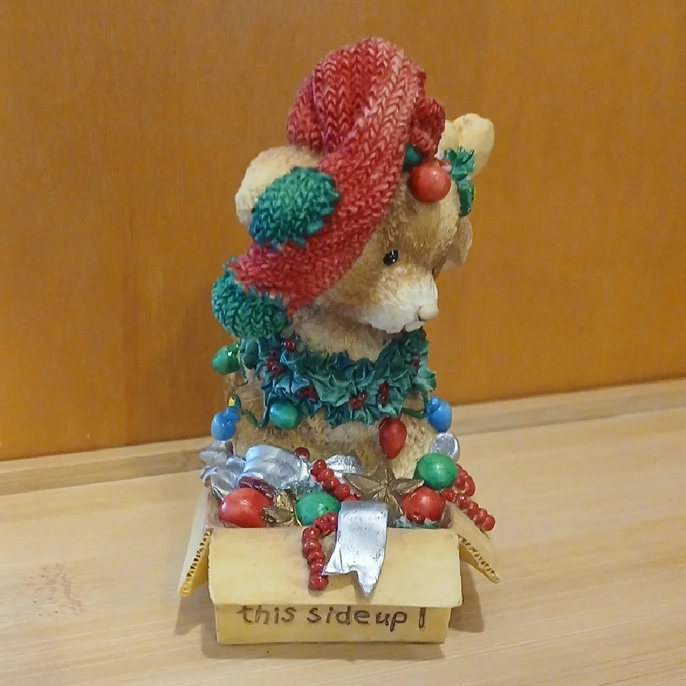 1994 Enesco Vtg Christmas Santa's Special DEERlivery 